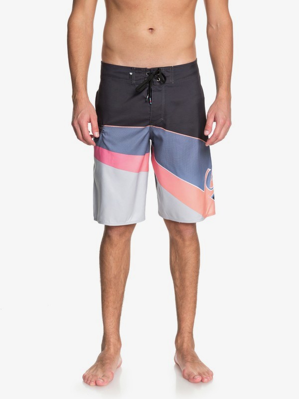 quiksilver, Slash Fade Logo 21" Boardshorts, MICRO CHIP (szh6) 0 Slash Fade Logo 21" Boardshorts Grey EQYBS03929 Quiksilver
