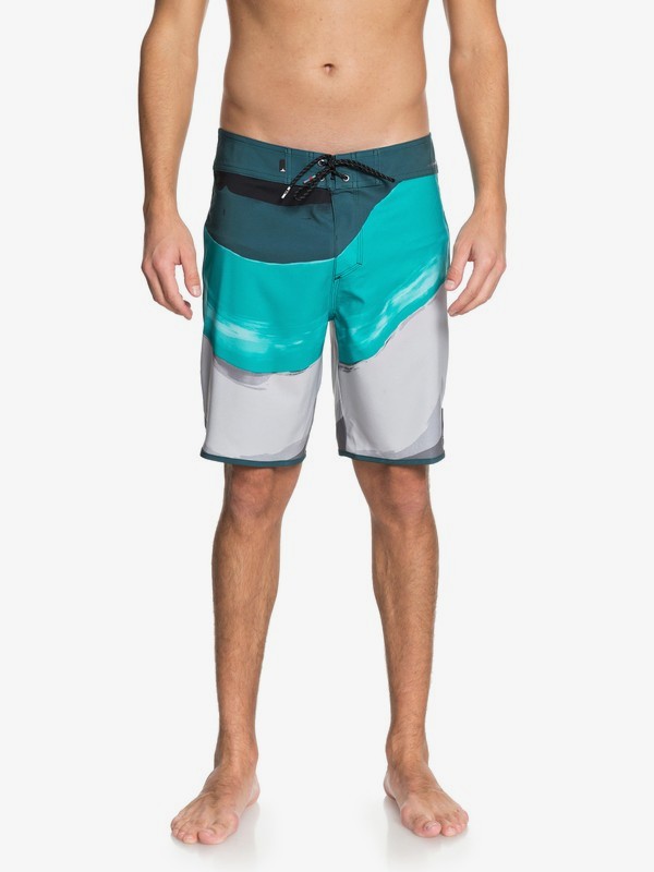 quiksilver, Boardshorts Resin Scallop Highline de 19", ATLANTIC DEEP (bsd6) 0 Boardshorts Resin Scallop Highline de 19" Azul EQYBS03955 Quiksilver
