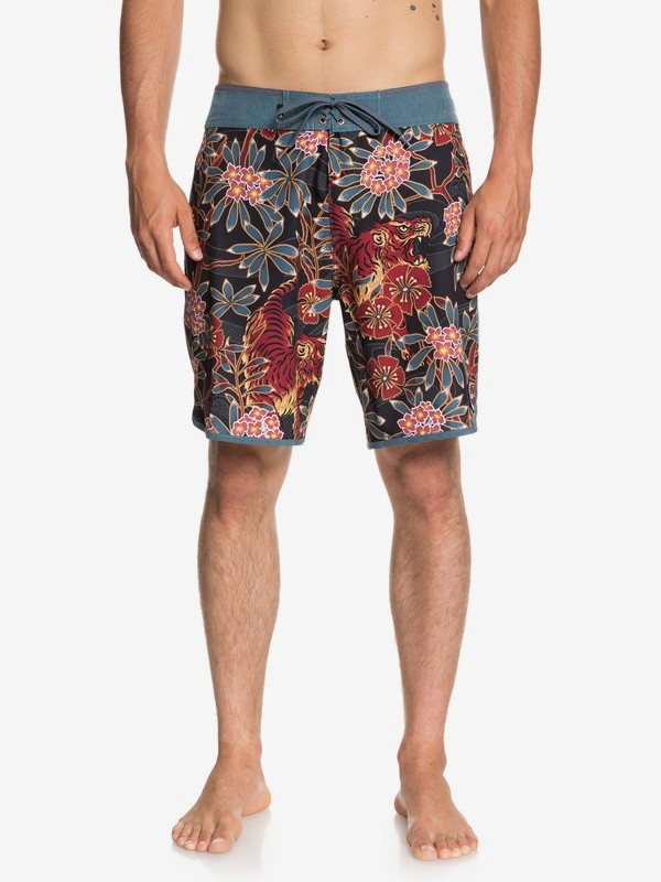 quiksilver, Highline Silent Fury 19" Boardshorts, TAPESTRY (bph6) 0 Highline Silent Fury 19" Boardshorts Blue EQYBS04006 Quiksilver