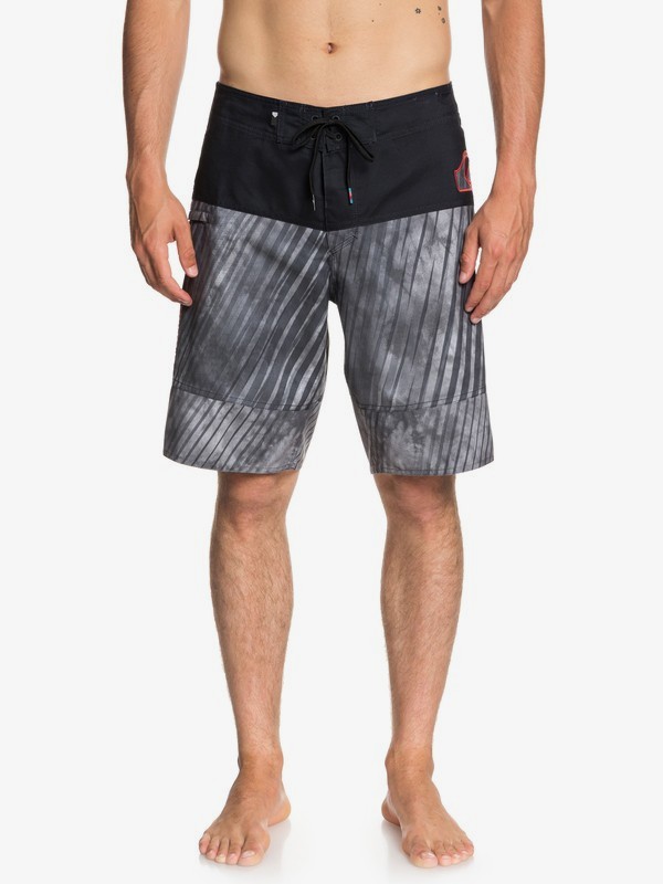quiksilver, Fluid Force 20" - Board Shorts for Men, IRON GATE (kzm6) 0 Fluid Force 20" - Board Shorts for Men Black EQYBS04020 Quiksilver