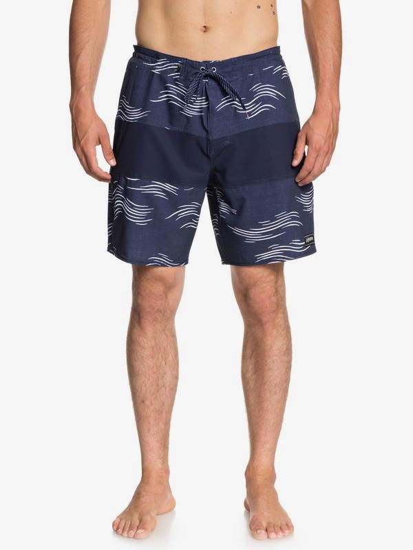 quiksilver, Baja Variable 18" - Beach Shorts for Men, MEDIEVAL BLUE (bte6) 0 Baja Variable 18" - Beach Shorts for Men Blue EQYBS04022 Quiksilver