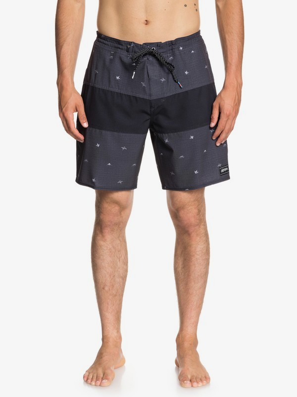 quiksilver, Baja Variable 18" - Short de plage pour Homme, BLACK (kvj6) 0 Baja Variable 18" - Short de plage pour Homme Noir EQYBS04022 Quiksilver