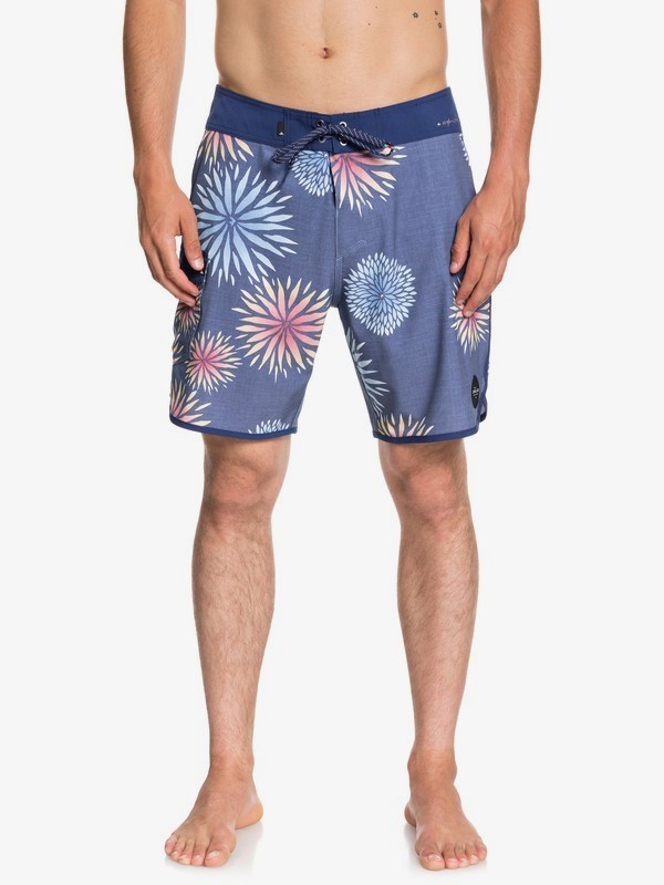 quiksilver, Highline Okinawa Scallop 18" Boardshorts, MEDIEVAL BLUE (bte6) 0 Highline Okinawa Scallop 18" Boardshorts Blue EQYBS04043 Quiksilver