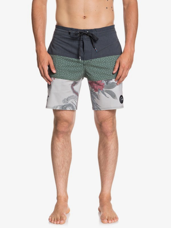 quiksilver, Baja Variable 18" Beachshorts, FALCON (szg6) 0 Baja Variable 18" Beachshorts Grey EQYBS04062 Quiksilver