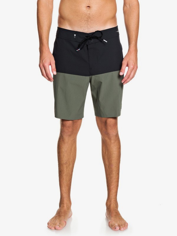 quiksilver, Highline 50 Solid 18" Boardshorts, THYME (cqy0) 0 Highline 50 Solid 18" Boardshorts Brown EQYBS04068 Quiksilver