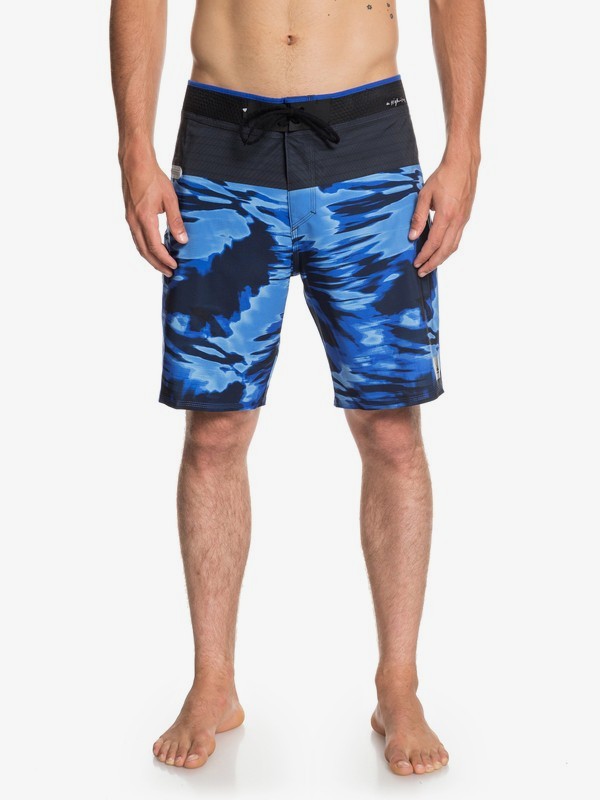 quiksilver, Бордшорты Highline Blackout 19", ELECTRIC ROYAL (prm0) 0 Бордшорты Highline Blackout 19" Фиолетовый EQYBS04075 Quiksilver