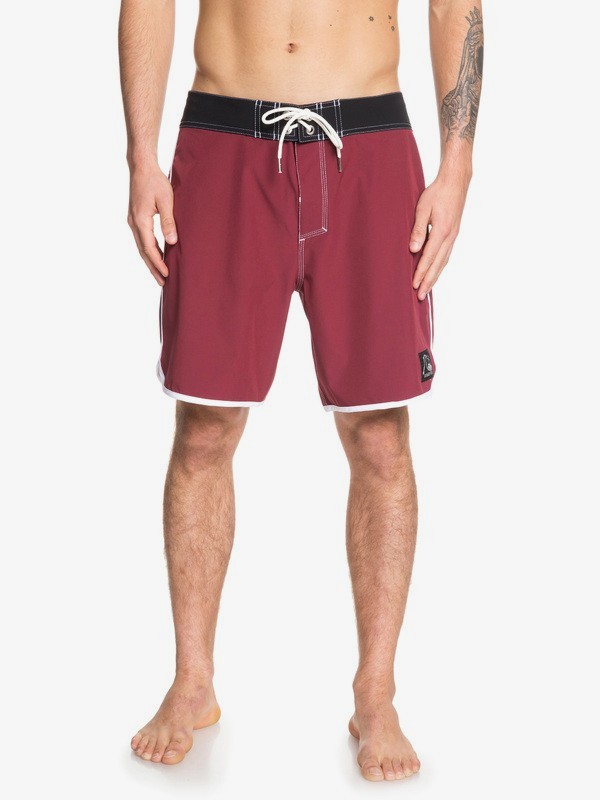 quiksilver, Highline Scallop 18" Boardshorts, CORDOVAN (rrt0) 0 Highline Scallop 18" Boardshorts Red EQYBS04081 Quiksilver