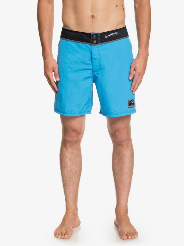 quiksilver, Solid Snap Vee 17" - Board Shorts for Men, MALIBU BLUE (bma0) 0 Solid Snap Vee 17" - Board Shorts for Men Blue EQYBS04098 Quiksilver