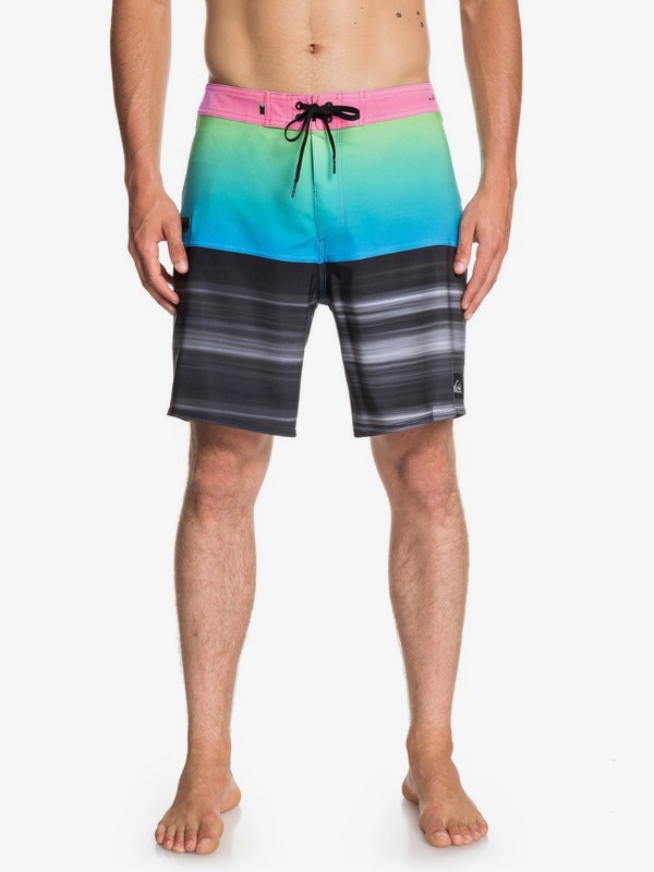 quiksilver, Highline Hold Down 18" - Board Shorts for Men, MALIBU (bma6) 0 Highline Hold Down 18" - Board Shorts for Men Blue EQYBS04111 Quiksilver