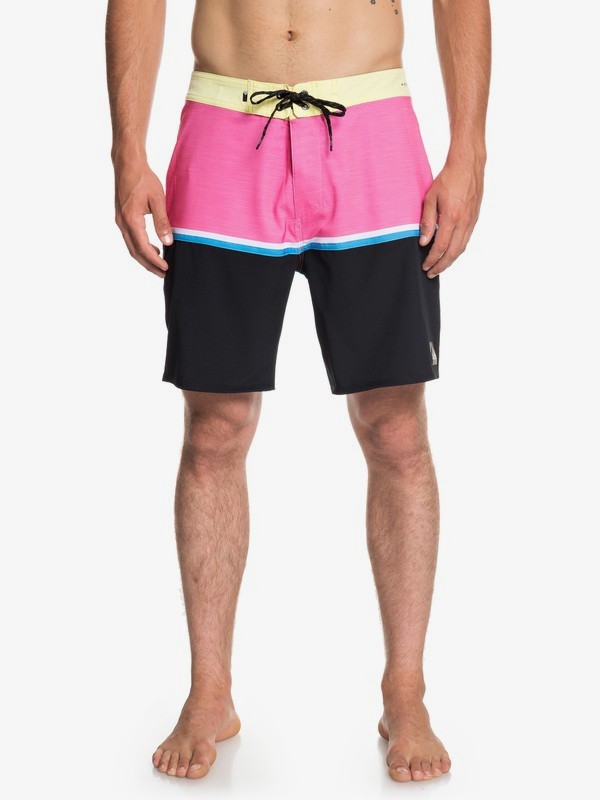 quiksilver, Highline Division 18" - Board Shorts for Men, YELLOW IRIS (yzj6) 0 Highline Division 18" - Board Shorts for Men Yellow EQYBS04113 Quiksilver