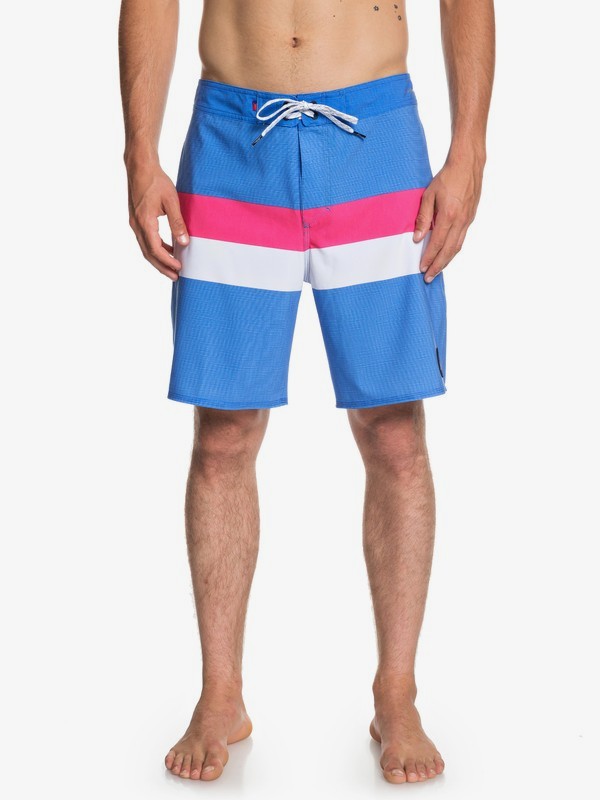 quiksilver, Highline Seasons 18" - Boardshorts para Hombre, MALIBU (bma6) 0 Highline Seasons 18" - Boardshorts para Hombre Azul EQYBS04114 Quiksilver