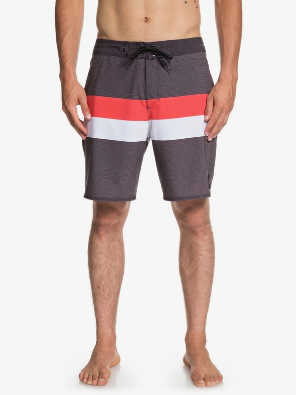 quiksilver, Highline Seasons 18" - Board Shorts for Men, BLACK (kvj6) 0 Highline Seasons 18" - Board Shorts for Men Black EQYBS04114 Quiksilver