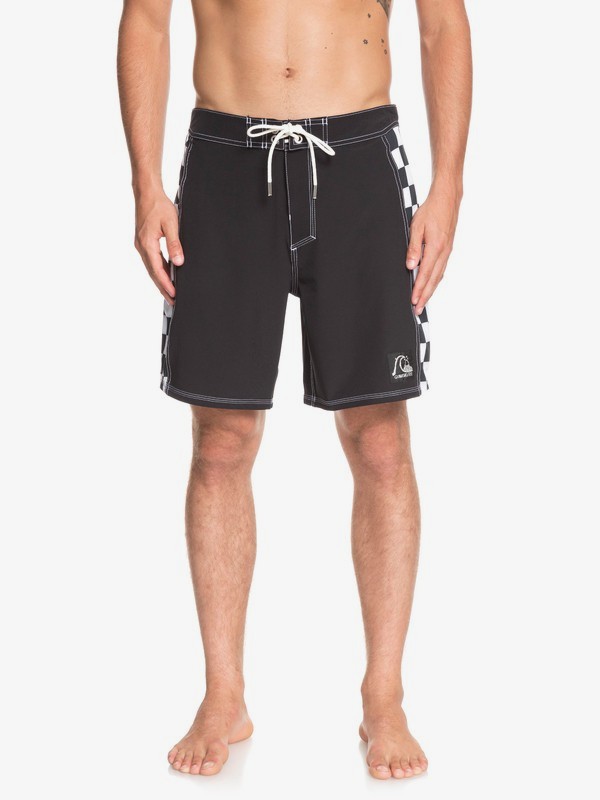 quiksilver, Highline Checker Arch 18" Boardshorts, BLACK (kvj0) 0 Highline Checker Arch 18" Boardshorts Black EQYBS04137 Quiksilver