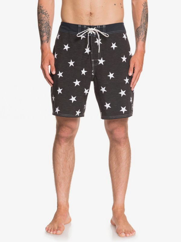 quiksilver, Бордшорты Echo Beach Star 18", BLACK (kvj6) 0 Бордшорты Echo Beach Star 18" Черный EQYBS04142 Quiksilver