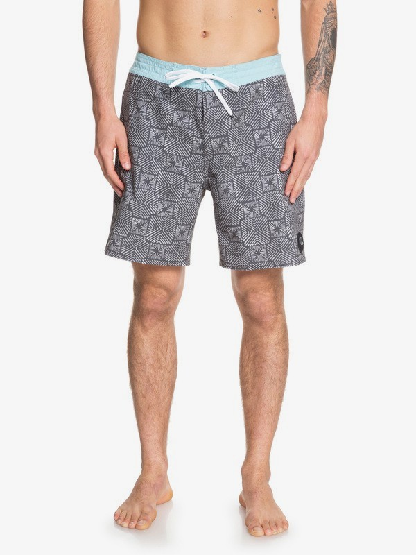 quiksilver, Secret Ingredient 18" Beachshorts, SLEET (szp6) 0 Secret Ingredient 18" Beachshorts Grey EQYBS04165 Quiksilver