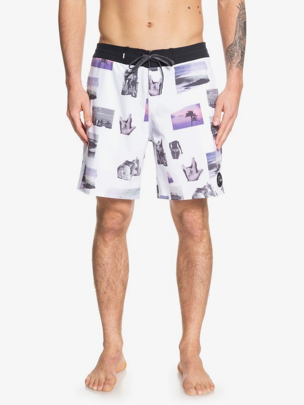 quiksilver, Secret Ingredient 18" Beachshorts, WHITE (wbb6) 0 Secret Ingredient 18" Beachshorts White EQYBS04165 Quiksilver