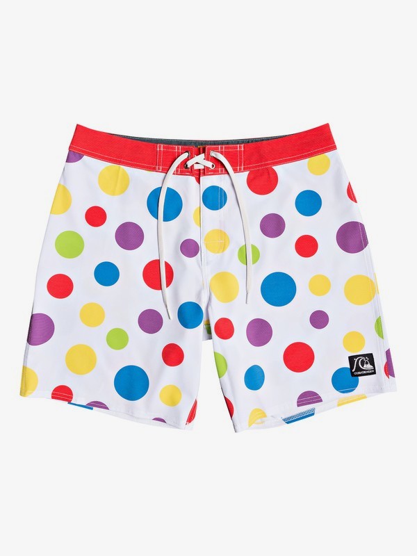 quiksilver, Echo Beach Polka - Beachshort pour Homme, WHITE (wbb0) 0 Echo Beach Polka - Beachshort pour Homme Blanc EQYBS04195 Quiksilver