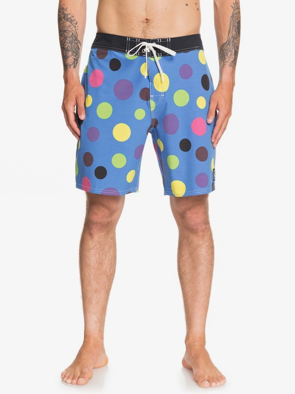 quiksilver, Echo Beach Polka Dot Boardshorts, ELECTRIC ROYAL (prm6) 0 Echo Beach Polka Dot Boardshorts Purple EQYBS04195 Quiksilver