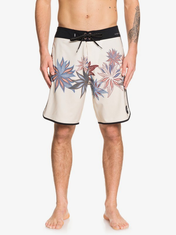 quiksilver, Highline Timeline 19" Boardshorts, ANTIQUE WHITE (wcl6) 0 Highline Timeline 19" Boardshorts White EQYBS04215 Quiksilver