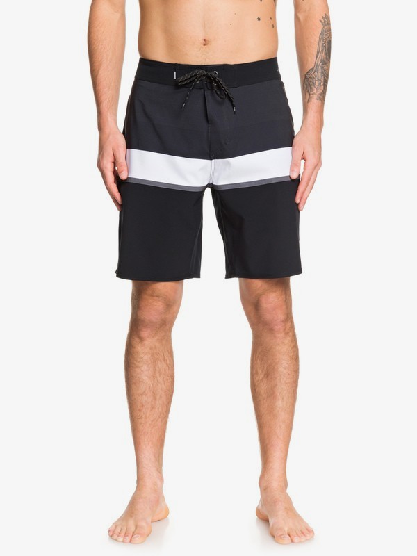 quiksilver, Highline Seasons 19" - Boardshorts para Hombre, BLACK (kvj6) 0 Highline Seasons 19" - Boardshorts para Hombre Negro EQYBS04237 Quiksilver