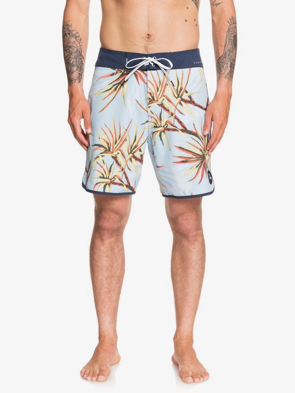 quiksilver, Highline Salty Palms 18" Boardshorts, AIRY BLUE (bfa6) 0 Highline Salty Palms 18" Boardshorts Blue EQYBS04263 Quiksilver