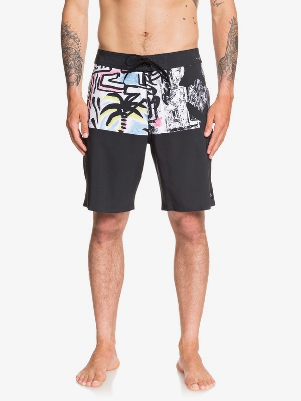 quiksilver, Highline Division Deluxe 19" Boardshorts, BLACK (kvj6) 0 Highline Division Deluxe 19" Boardshorts Black EQYBS04281 Quiksilver