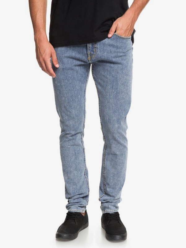 quiksilver, Distorsion Salt Water - Slim Fit Jeans for Men, SALT WATER (bkj0) 0 Distorsion Salt Water - Slim Fit Jeans for Men Blue EQYDP03385 Quiksilver