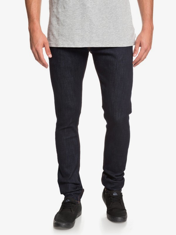 quiksilver, Distorsion Rinse - Vaquero de Corte Ajustado para Hombre, RINSE (bsnw) 0 Distorsion Rinse - Vaquero de Corte Ajustado para Hombre Azul EQYDP03395 Quiksilver