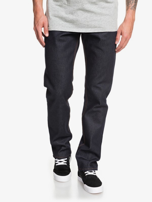 quiksilver, Revolver Rinse Straight Fit Jeans, RINSE (bsnw) 0 Revolver Rinse Straight Fit Jeans Blue EQYDP03400 Quiksilver