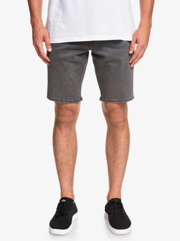 quiksilver, Revolver Granite Stone - Short Vaquero para Hombre, GRANITE STONE (kzm0) 0 Revolver Granite Stone - Short Vaquero para Hombre Negro EQYDS03083 Quiksilver