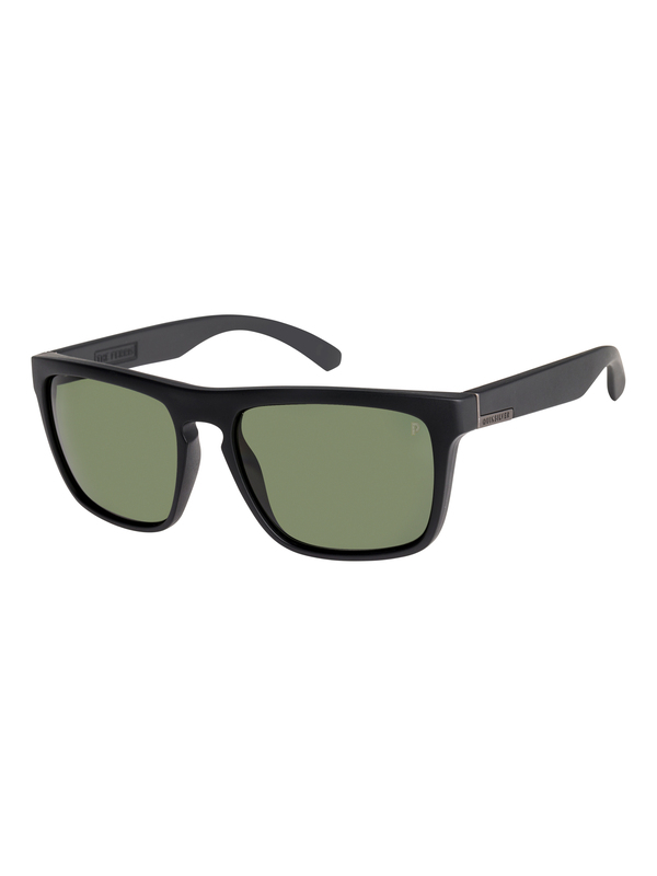 quiksilver, The Ferris Polarised - Sunglasses for Men, MATTE BLACK/GREEN POLARIZED (xkgg) 0 The Ferris Polarised - Sunglasses for Men Black EQYEY03022 Quiksilver