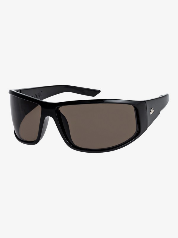 quiksilver, AKDK - Sunglasses for Men, SHINY BLACK/GREY (xkks) 0 AKDK - Sunglasses for Men Black EQYEY03030 Quiksilver