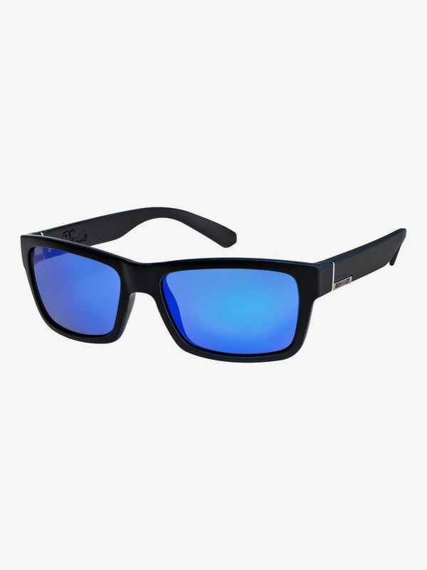 quiksilver, Deville - Lunettes de soleil pour Homme, MATTE BLACK-WORN BLUE/ML BLUE (xkkb) 0 Deville - Lunettes de soleil pour Homme EQYEY03043 Quiksilver