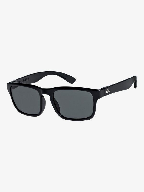 quiksilver, Stanford - Lunettes de soleil pour Homme, SHINY BLACK/GREY (xkks) 0 Stanford - Lunettes de soleil pour Homme EQYEY03064 Quiksilver