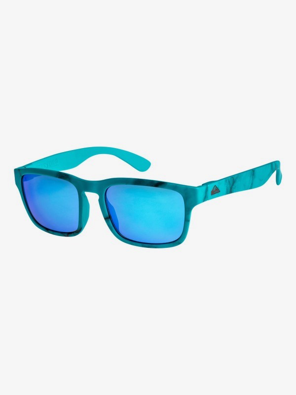 quiksilver, Stanford - Lunettes de soleil pour Homme, MATTE BLUE TIE & DYE PRINT/ML (xbbc) 0 Stanford - Lunettes de soleil pour Homme Bleu EQYEY03065 Quiksilver