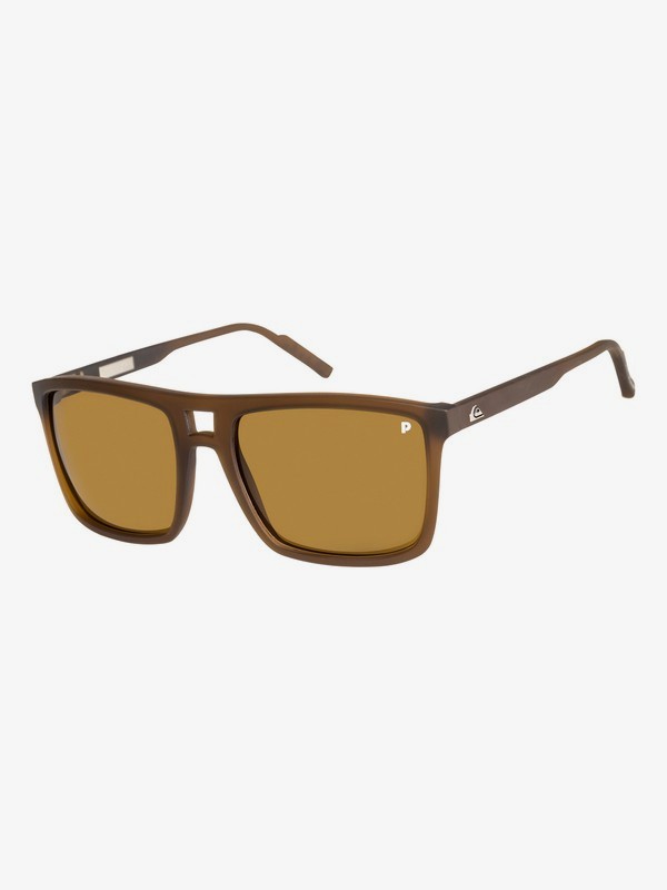 quiksilver, Brigade - Gafas de Sol para Hombre, MATTE CRYSTAL BROWN/MINERAL GL (xmcc) 0 Brigade - Gafas de Sol para Hombre Rosa EQYEY03070 Quiksilver