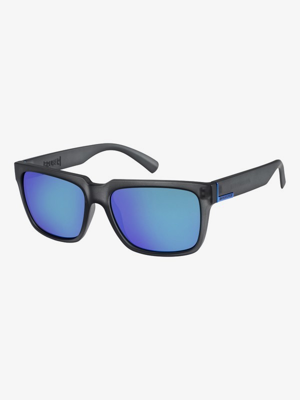quiksilver, Солнцезащитные очки Bruiser, MATTE CRYSTAL SMOKE/ FLASH DAR (xssb) 0 Солнцезащитные очки Bruiser Серый EQYEY03075 Quiksilver