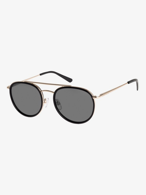 quiksilver, Collysey - Lunettes de soleil pour Homme, SHINY BLACK-GOLD/GREY (xkys) 0 Collysey - Lunettes de soleil pour Homme Multicouleurs EQYEY03081 Quiksilver
