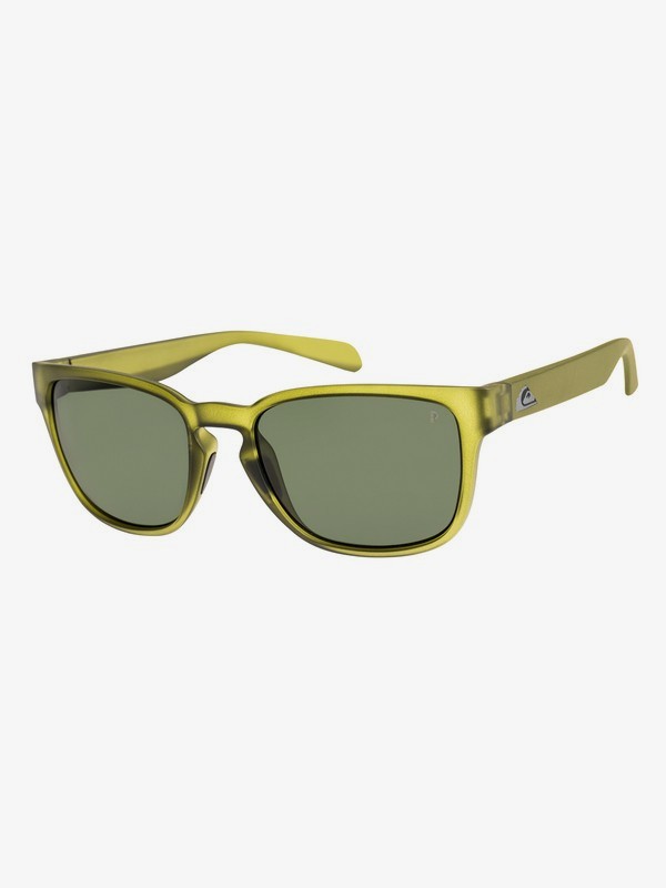 quiksilver, Rekiem Polarised Sunglasses, MATTE CRYSTAL KAKI/GREEN POLAR (xbgg) 0 Rekiem Polarised Sunglasses Blue EQYEY03087 Quiksilver