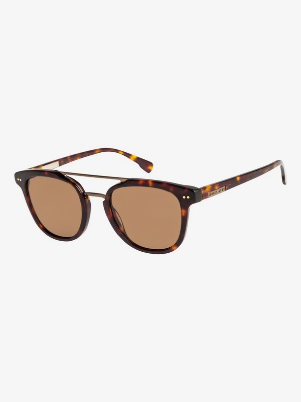 quiksilver, Baltimore - Sunglasses for Men, SHINY TORTOISE-ANTIQUE BRASS/B (xcyc) 0 Baltimore - Sunglasses for Men Brown EQYEY03098 Quiksilver