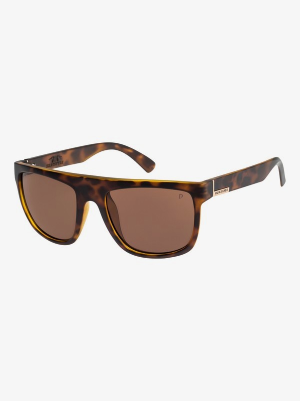 quiksilver, Bratstyle Polarised Sunglasses, MATTE TORTOISE/BROWN HD POLARI (xmcp) 0 Bratstyle Polarised Sunglasses Pink EQYEY03099 Quiksilver