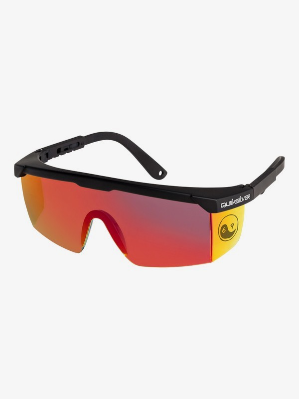 quiksilver, Safety Mikey - Gafas de Sol para Hombre, MATTE BLACK/ GREY (xkks) 0 Safety Mikey - Gafas de Sol para Hombre Negro EQYEY03103 Quiksilver