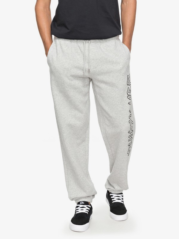 quiksilver, Спортивные штаны Quiksilver, LIGHT GREY HEATHER (sjsh) 0 Спортивные штаны Quiksilver Серый EQYFB03137 Quiksilver