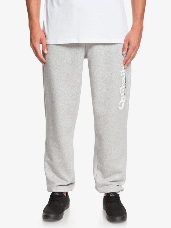 quiksilver, Quiksilver - Pantalón de Chándal para Hombre, LIGHT GREY HEATHER (sjsh) 0 Quiksilver - Pantalón de Chándal para Hombre Gris EQYFB03166 Quiksilver