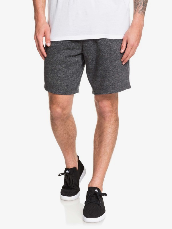 quiksilver, Rio 19" Sweat Shorts, DARK GREY HEATHER (krph) 0 Rio 19" Sweat Shorts Black EQYFB03193 Quiksilver