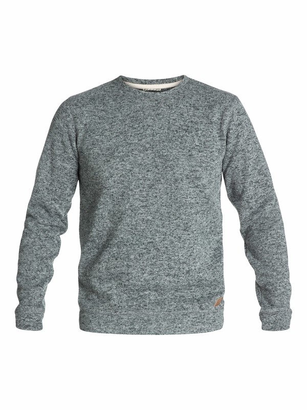 quiksilver, KELLER CREW, MEDIUM GREY HEATHER (kpwh) 0 KELLER CREW EQYFT03071 Quiksilver