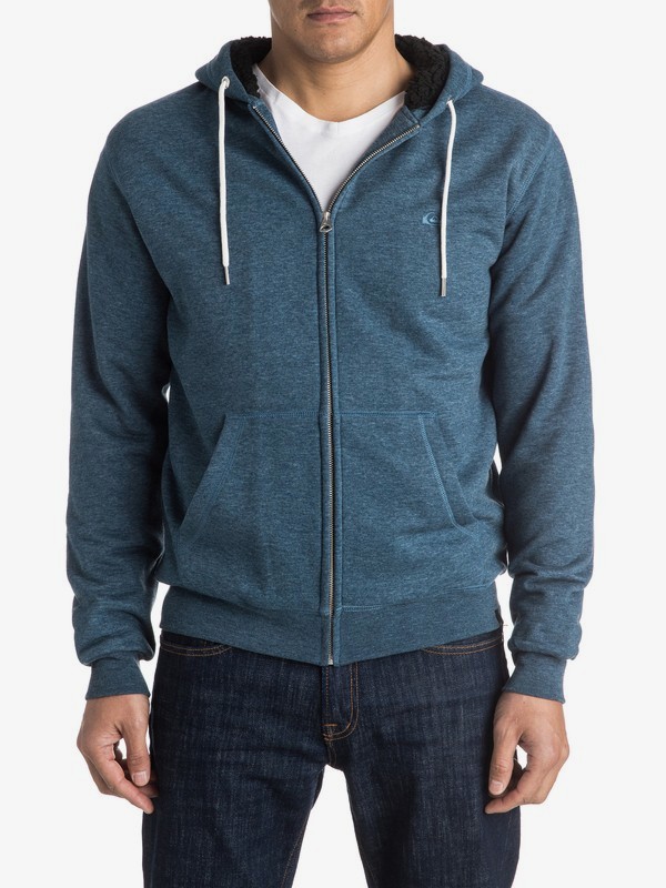 quiksilver, Sudadera con capucha Epic Outback Sherpa Zip-Up, DARK DENIM (brq0) 0 Sudadera con capucha Epic Outback Sherpa Zip-Up EQYFT03430 Quiksilver
