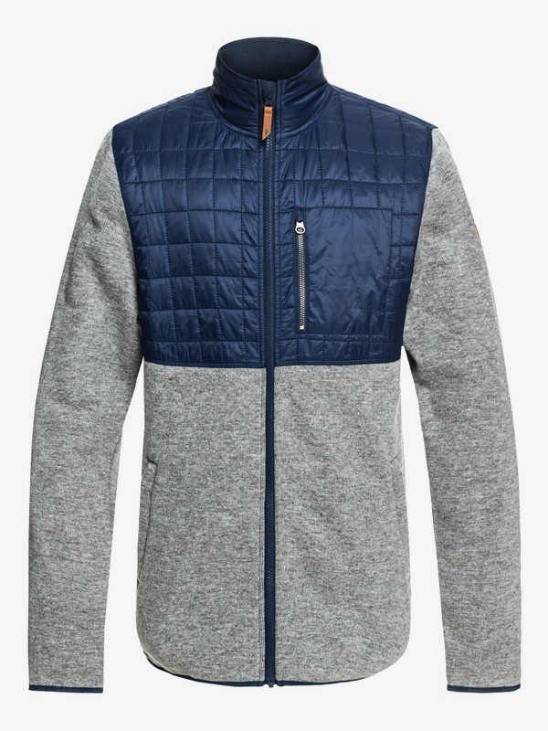 quiksilver, Into The Wild - Polar técnico con cremallera para Hombre, GREY HEATHER (kpgh) 0 Into The Wild - Polar técnico con cremallera para Hombre Negro EQYFT03783 Quiksilver