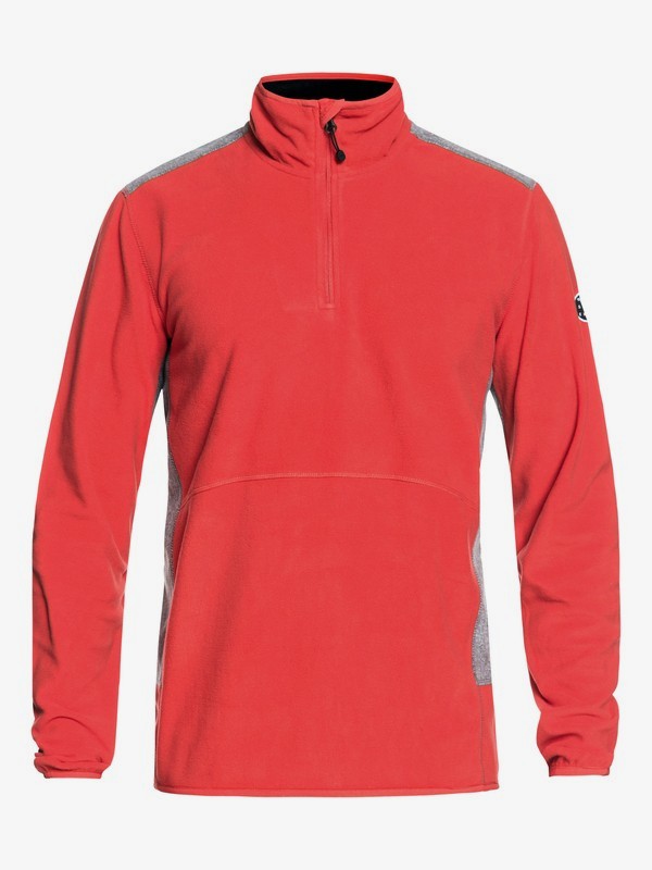 quiksilver, Aker - Polaire demi-zip technique pour Homme, FLAME (rpz0) 0 Aker - Polaire demi-zip technique pour Homme Rouge EQYFT03784 Quiksilver