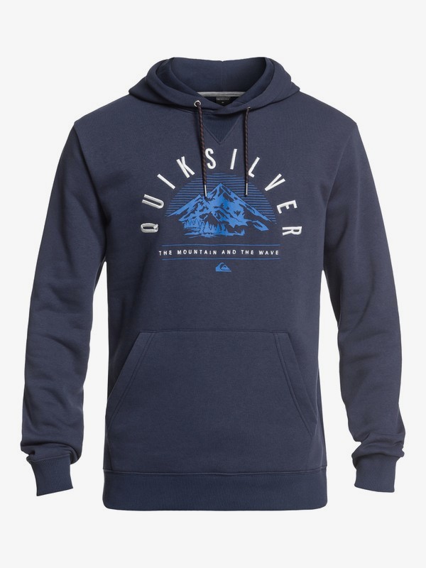 quiksilver, Big Logo Technical Hoodie with DryFlight®, DRESS BLUES (btk0) 0 Big Logo Technical Hoodie with DryFlight® Blue EQYFT03789 Quiksilver